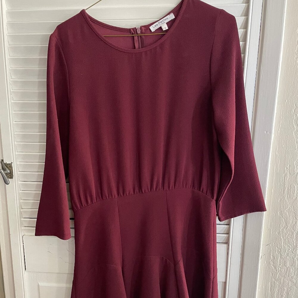 Knee-length Purple Dress